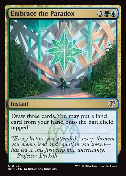 Embrace the Paradox - Secrets of Strixhaven
