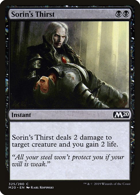 Sorin's Thirst - Core Set 2020