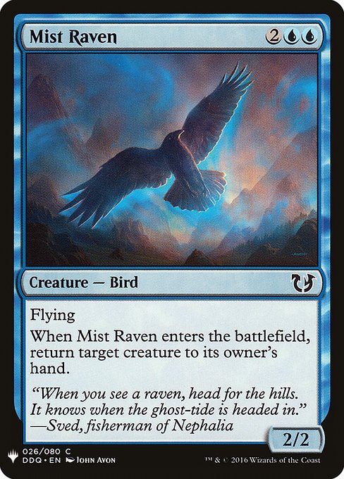 Mist Raven - The List