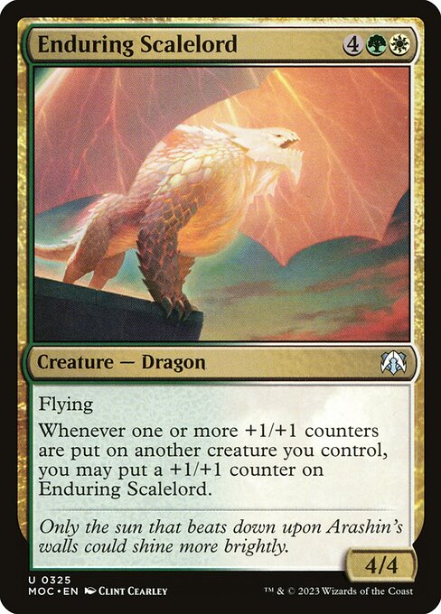 Enduring Scalelord - March of the Machine Commander