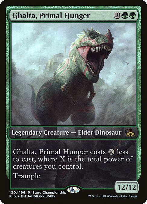 Ghalta, Primal Hunger - Rivals of Ixalan Promos - Promo Foil