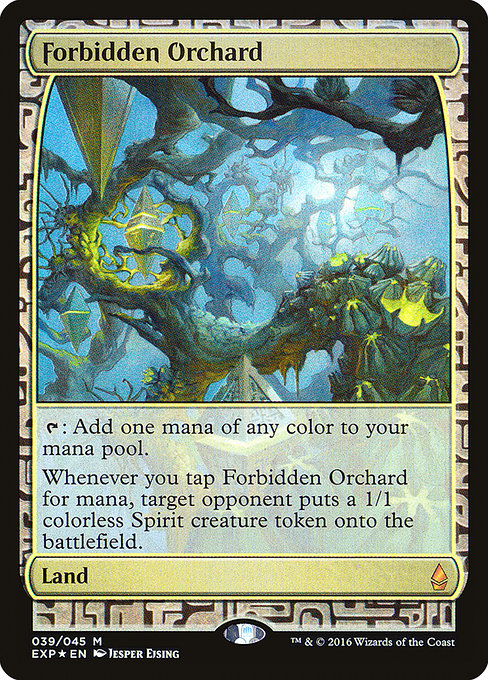 Forbidden Orchard - Zendikar Expeditions - Promo Foil