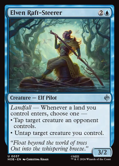 Elven Raft-Steerer - The Hobbit