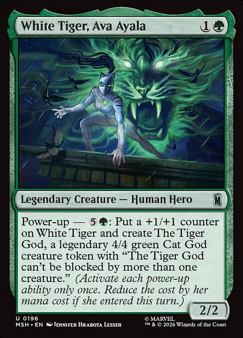 White Tiger, Ava Ayala - Marvel Super Heroes