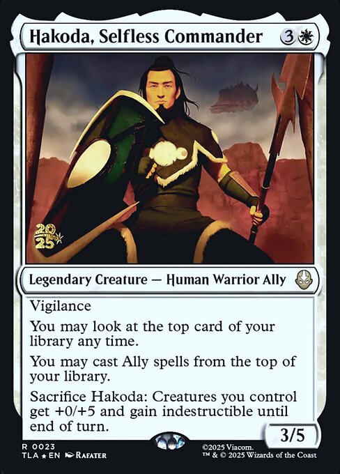 Hakoda, Selfless Commander - Avatar: The Last Airbender Promos