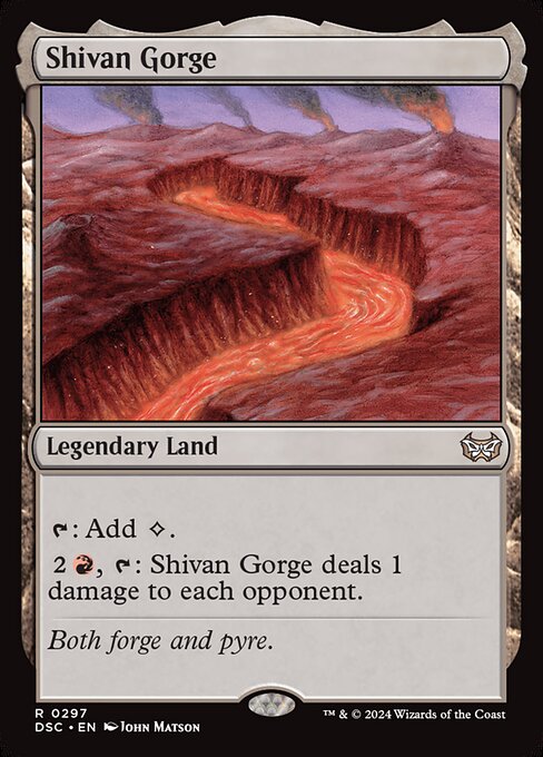 Shivan Gorge - Duskmourn: House of Horror Commander