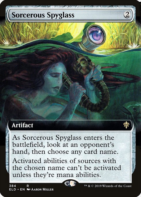 Sorcerous Spyglass - Throne of Eldraine