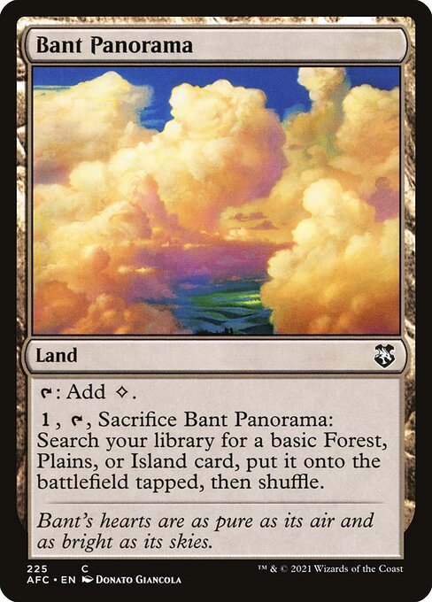 Bant Panorama - Forgotten Realms Commander