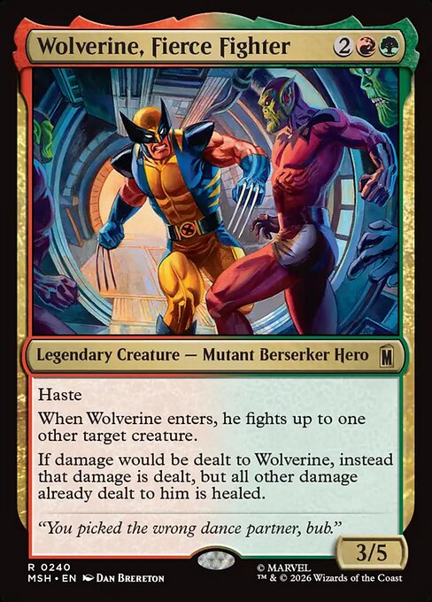 Wolverine, Fierce Fighter - Marvel Super Heroes