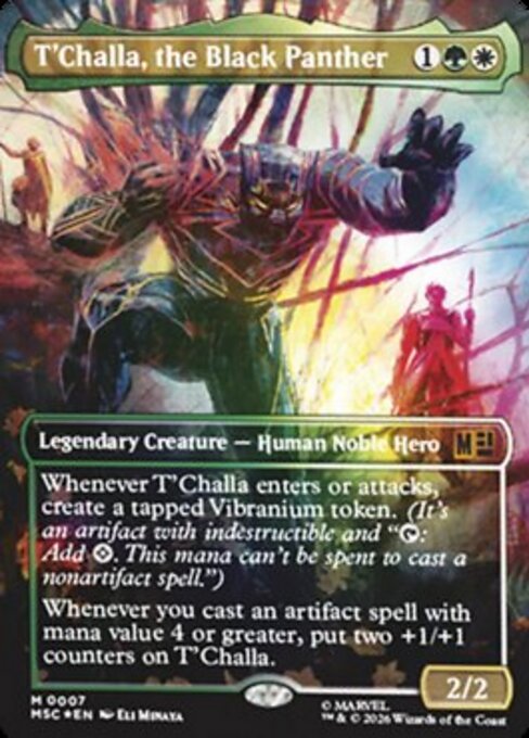 T'Challa, the Black Panther - Marvel Super Heroes Commander - Borderless