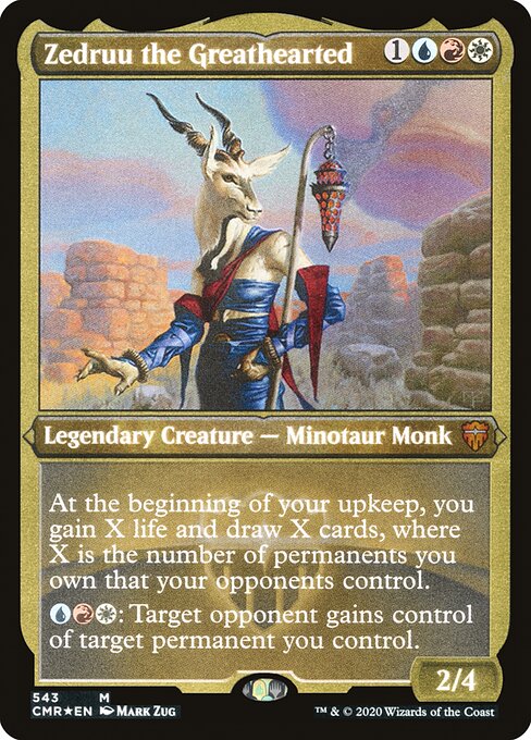 Zedruu the Greathearted - Commander Legends - Etched Foil