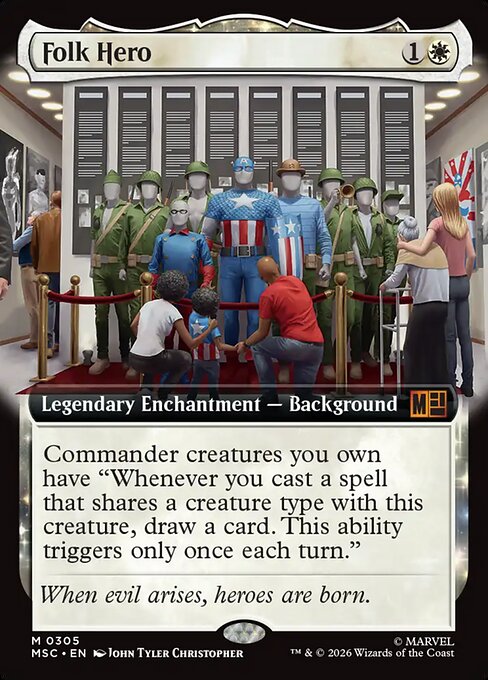 Folk Hero - Marvel Super Heroes Commander - Extended Art