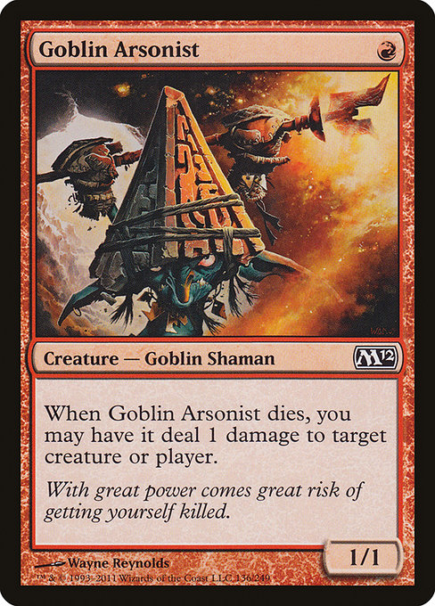 Goblin Arsonist - Magic 2012