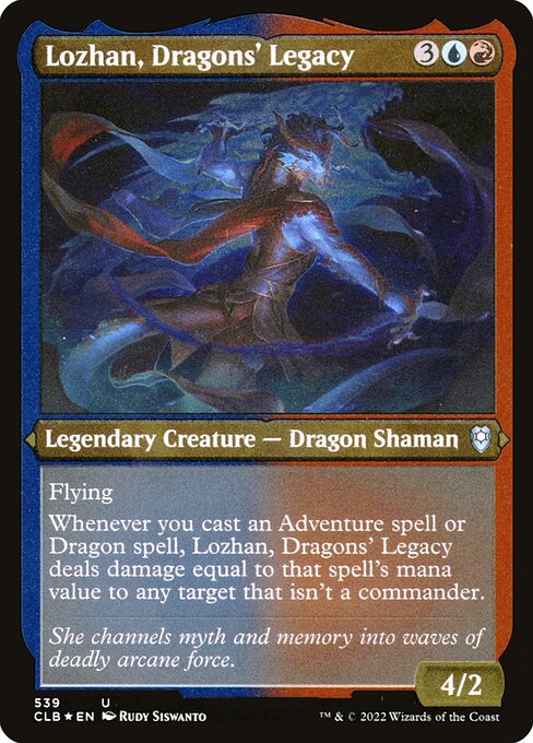 Lozhan, Dragons' Legacy - Commander Legends: Battle for Baldur's Gate - Etched Foil