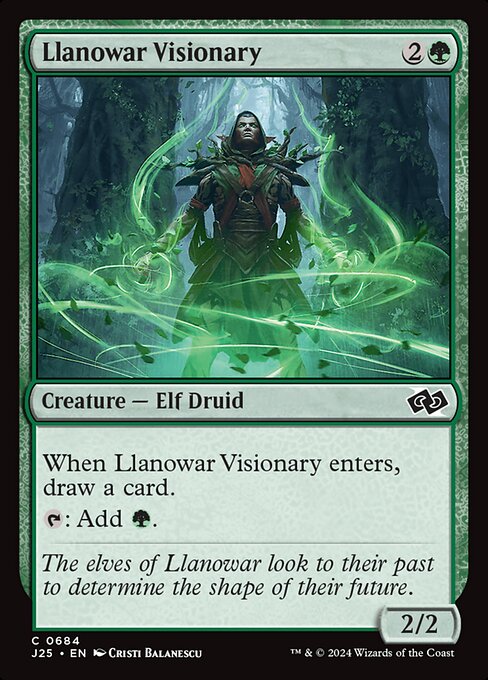 Llanowar Visionary - Foundations Jumpstart