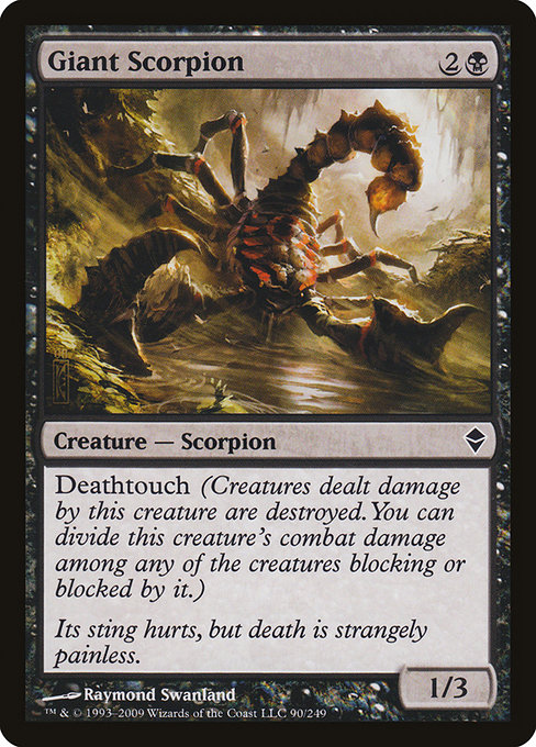 Giant Scorpion - Zendikar