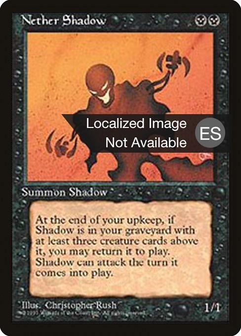 Nether Shadow - Fourth Edition Foreign Black Border