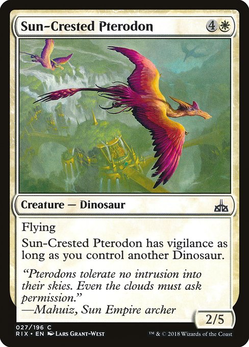 Sun-Crested Pterodon - Rivals of Ixalan