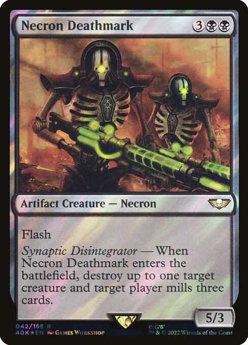 Necron Deathmark - Warhammer 40,000 Commander - Surge Foil