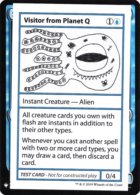 Visitor from Planet Q - Mystery Booster Playtest Cards 2019