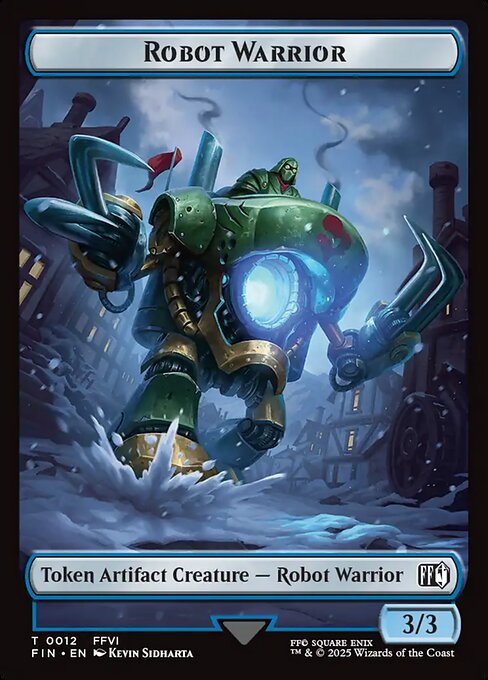 Robot Warrior - Final Fantasy Tokens