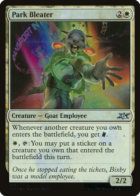 Park Bleater - Unfinity - Galaxy Foil