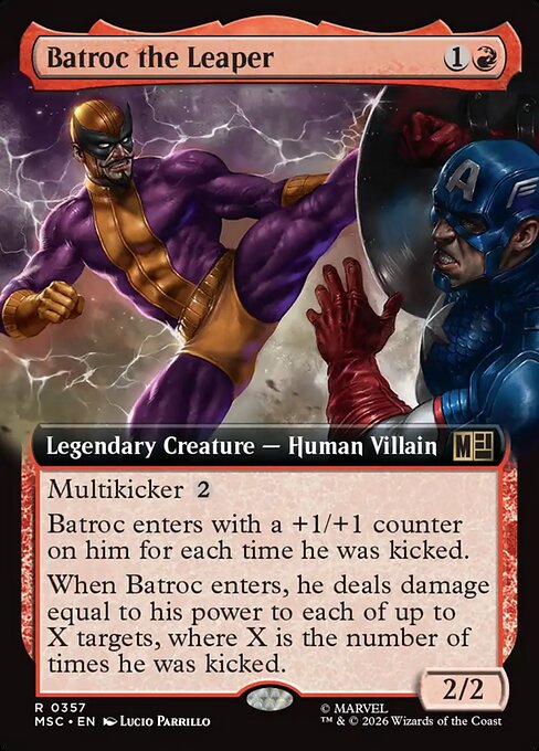 Batroc the Leaper - Marvel Super Heroes Commander - Extended Art