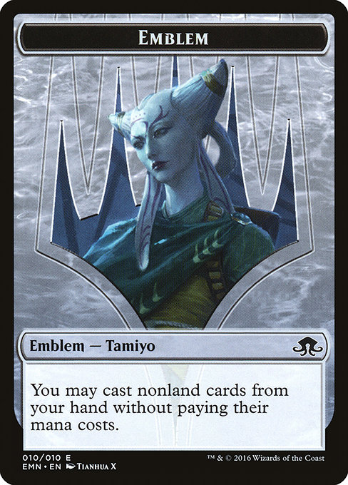 Tamiyo, Field Researcher Emblem - Eldritch Moon Tokens