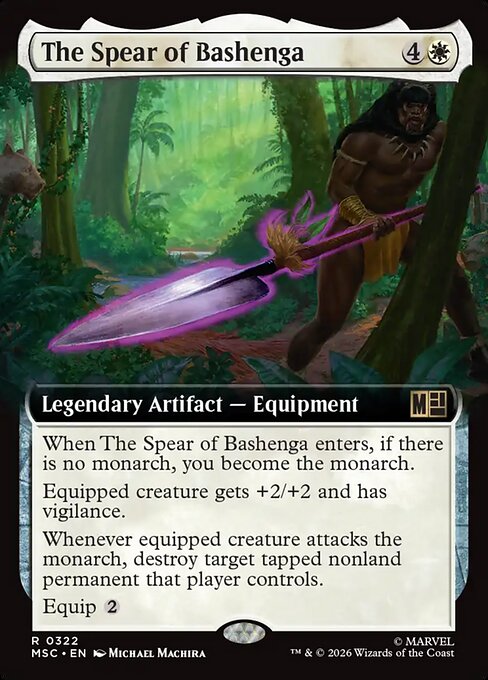 The Spear of Bashenga - Marvel Super Heroes Commander - Extended Art