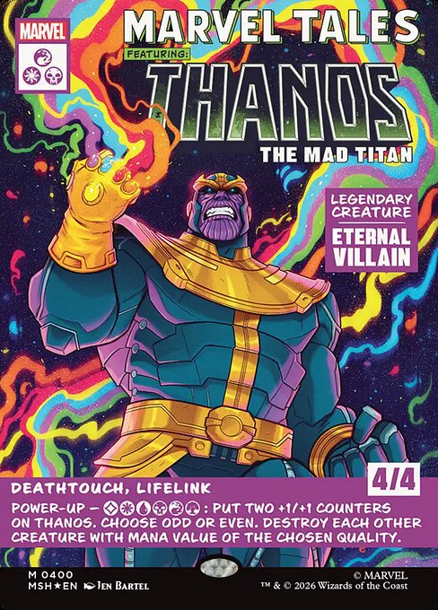 Thanos, the Mad Titan - Marvel Super Heroes - Borderless