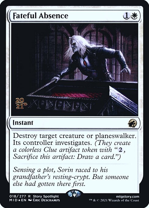 Fateful Absence - Innistrad: Midnight Hunt Promos - Promo Foil