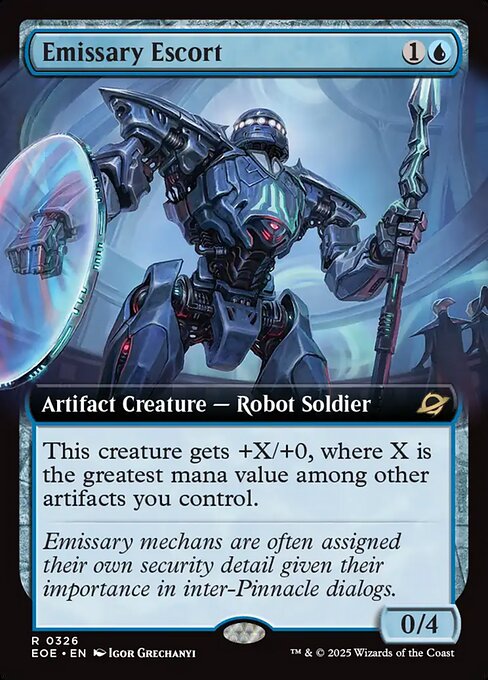 Emissary Escort - Edge of Eternities - Extended Art