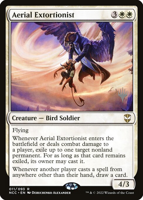 Aerial Extortionist - New Capenna Commander Promos - Promo Foil