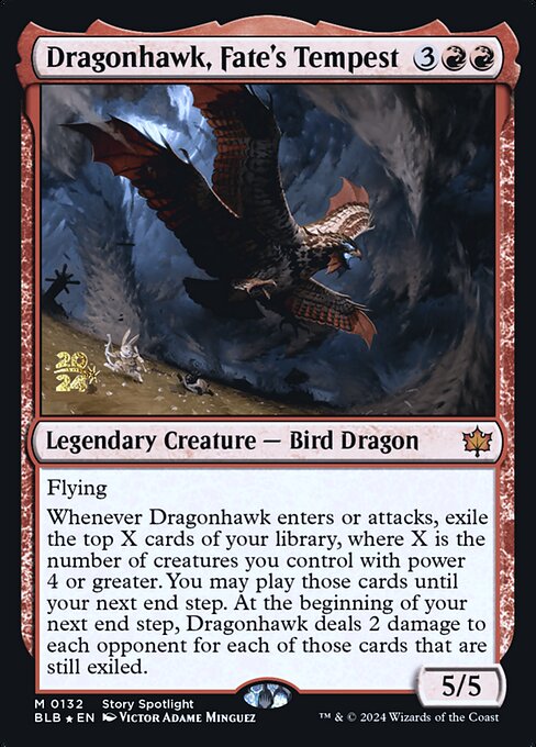 Dragonhawk, Fate's Tempest - Bloomburrow Promos