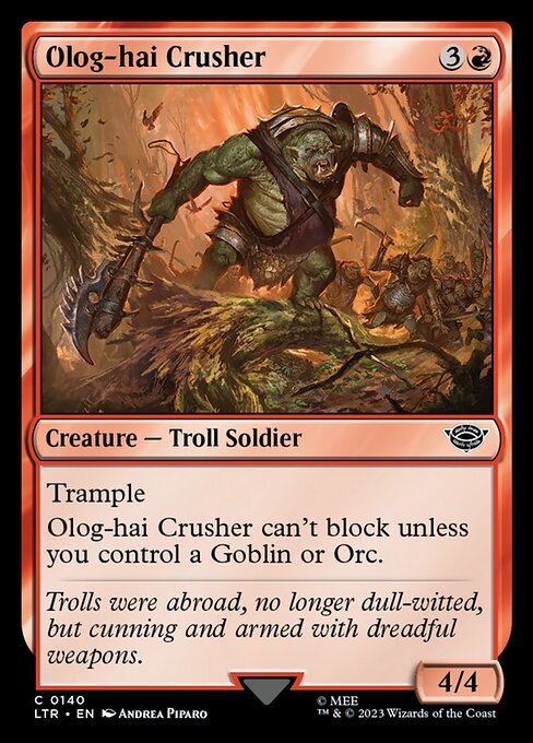 Olog-hai Crusher - The Lord of the Rings: Tales of Middle-earth