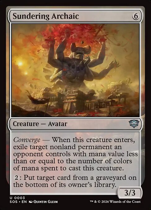 Sundering Archaic - Secrets of Strixhaven