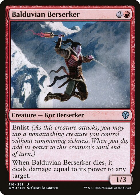 Balduvian Berserker - Dominaria United