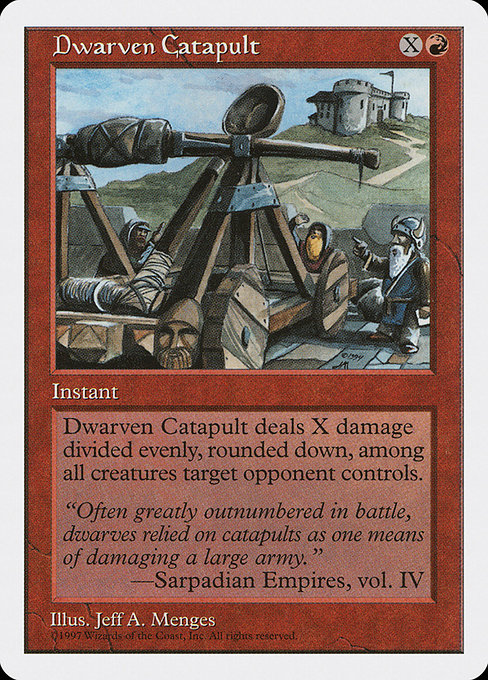 Dwarven Catapult - Fifth Edition