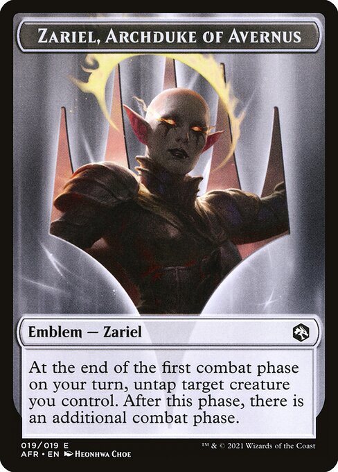 Zariel, Archduke of Avernus Emblem - Adventures in the Forgotten Realms Tokens