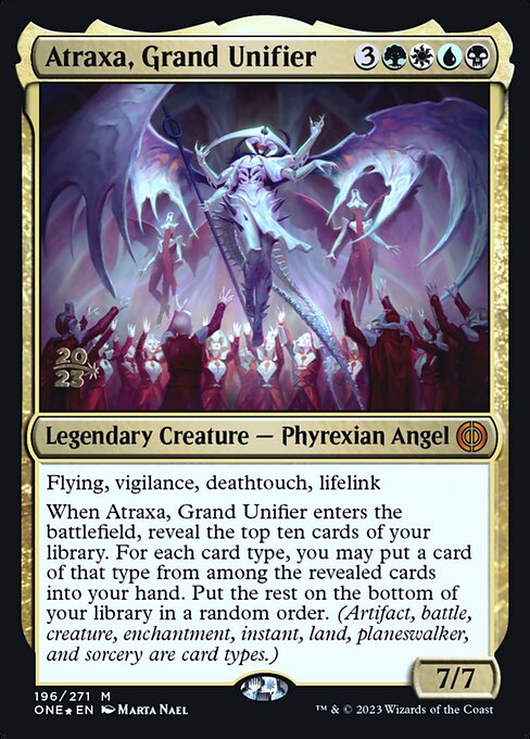 Atraxa, Grand Unifier - Phyrexia: All Will Be One Promos - Promo Foil
