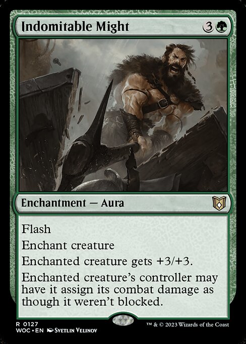 Indomitable Might - Wilds of Eldraine Commander