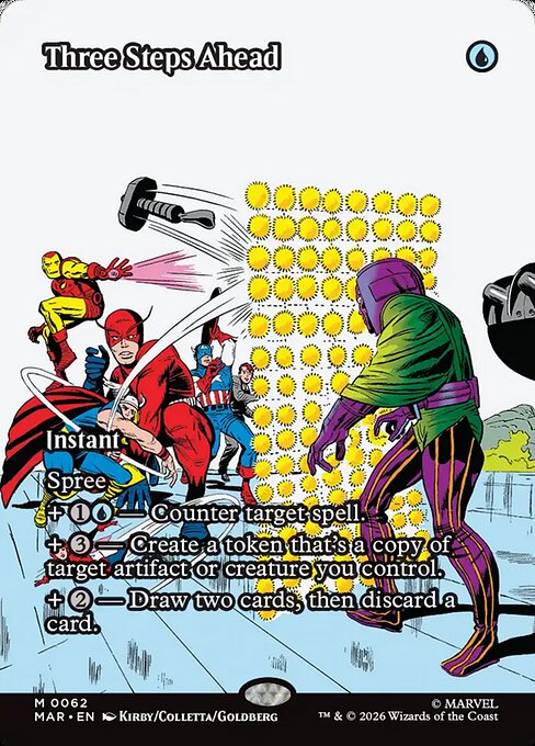 Three Steps Ahead - Marvel Universe - Borderless