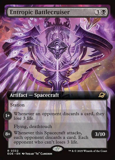 Entropic Battlecruiser - Edge of Eternities - Extended Art