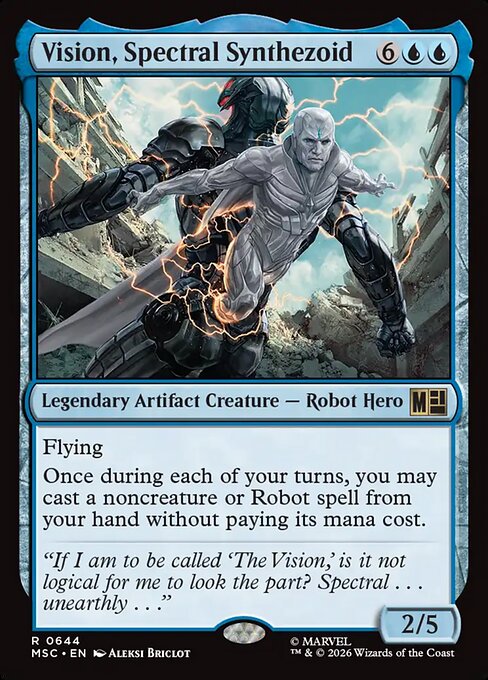 Vision, Spectral Synthezoid - Marvel Super Heroes Commander