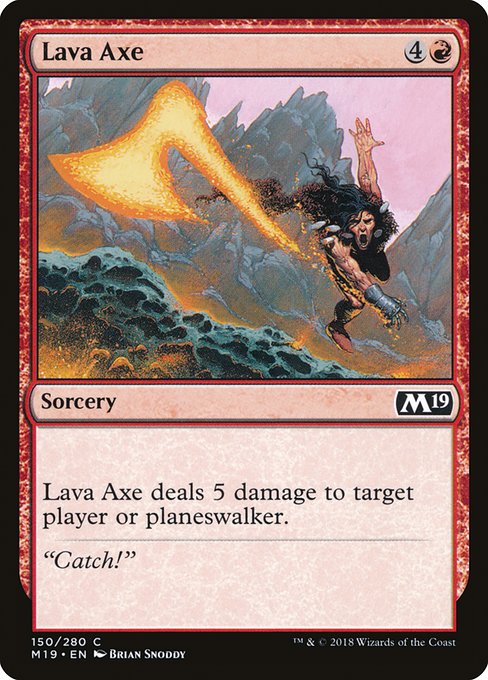 Lava Axe - Core Set 2019