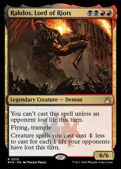 Rakdos, Lord of Riots - Ravnica Remastered