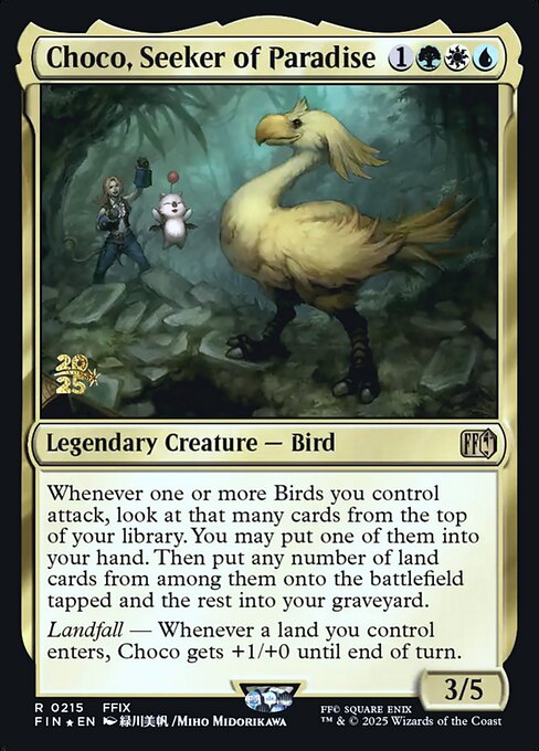 Choco, Seeker of Paradise - Final Fantasy Promos