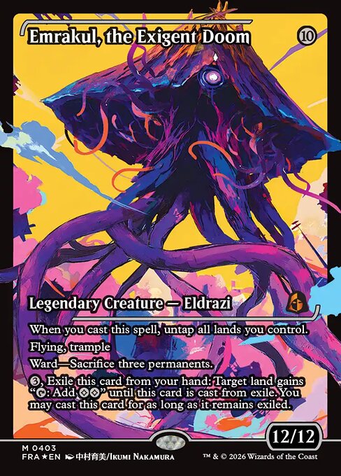 Emrakul, the Exigent Doom - Reality Fracture - Showcase