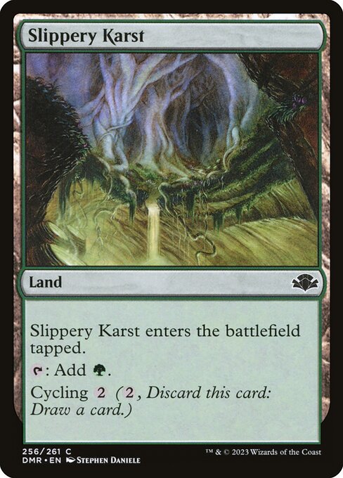 Slippery Karst - Dominaria Remastered