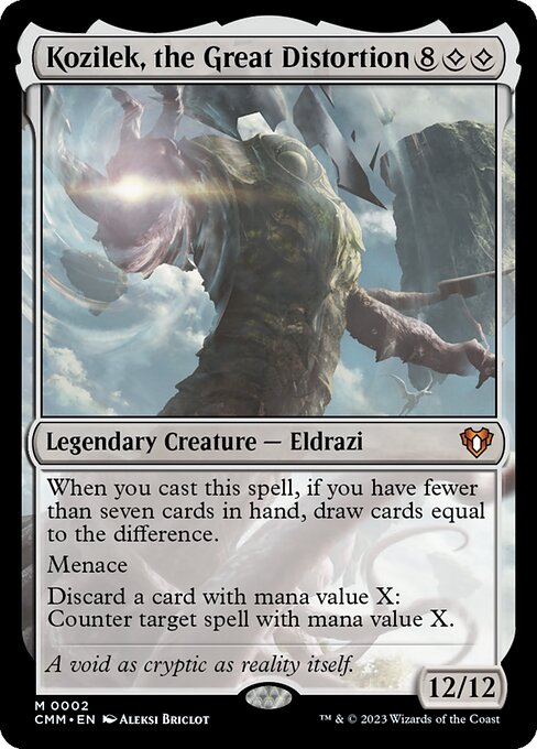 Kozilek, the Great Distortion - Commander Masters